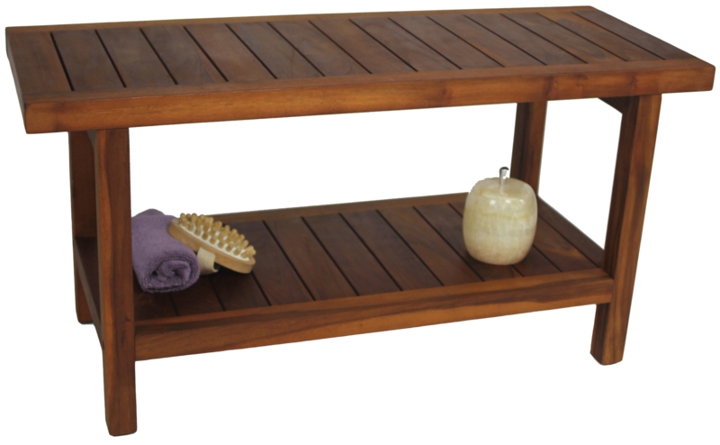 Adilynn Teak Shower Bench