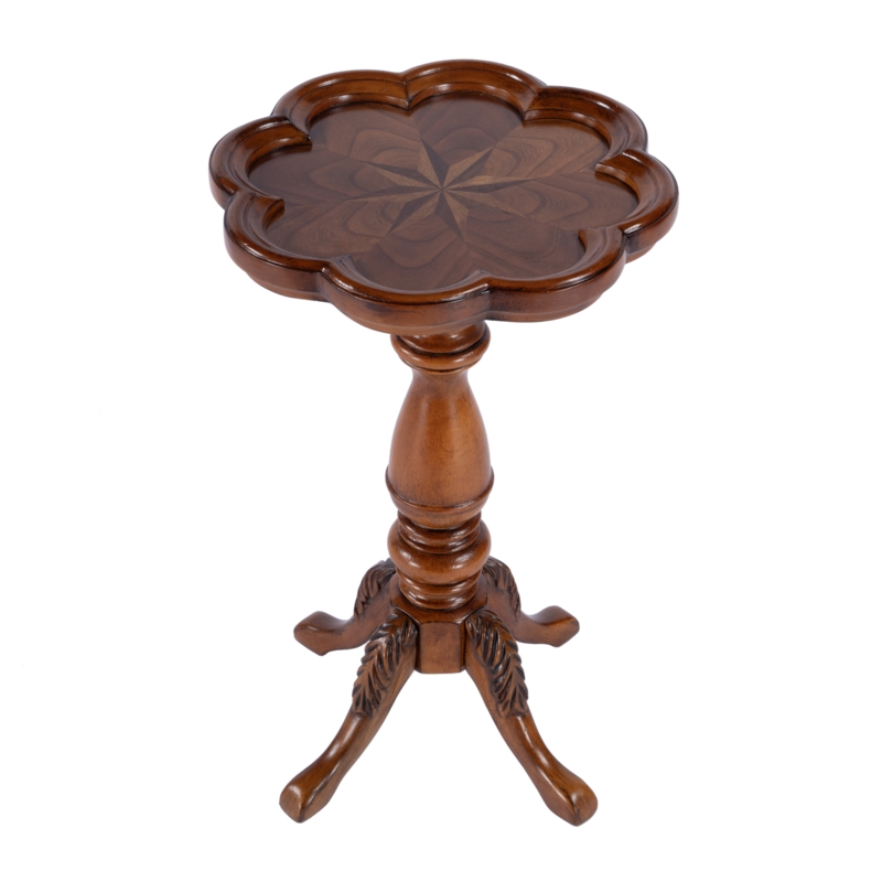 Akyra Tray Top Pedestal End Table