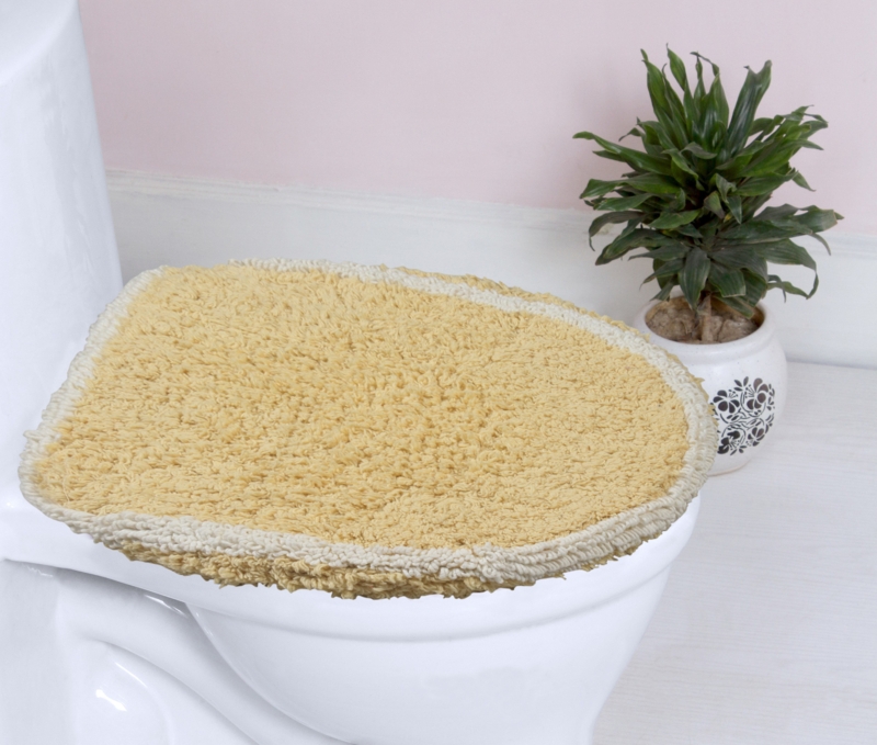 Allure Collection 100% Cotton Bath Rug with Spray Latex Backing