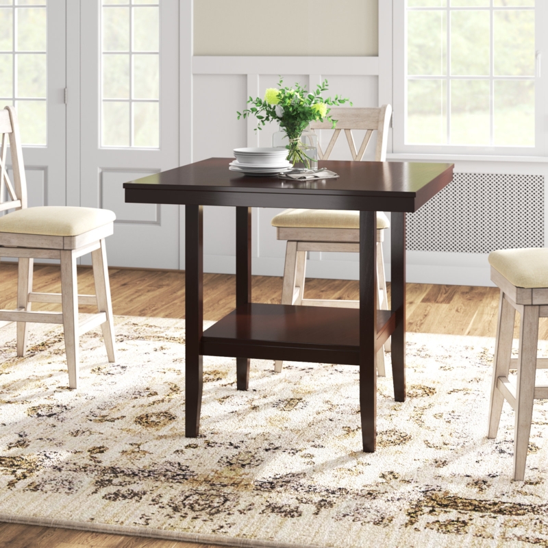 Alyjah Solid Wood Base Dining Table
