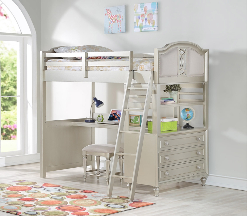 Anette Kids Twin Loft Bed