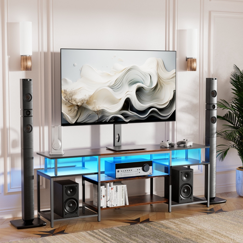 Arafura LED TV Stand for TVs Up to 65 with Mount & Shelves