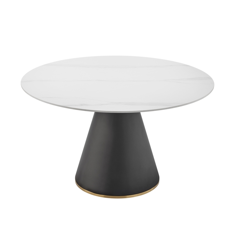 Areefa Round Metal Base Dining Table