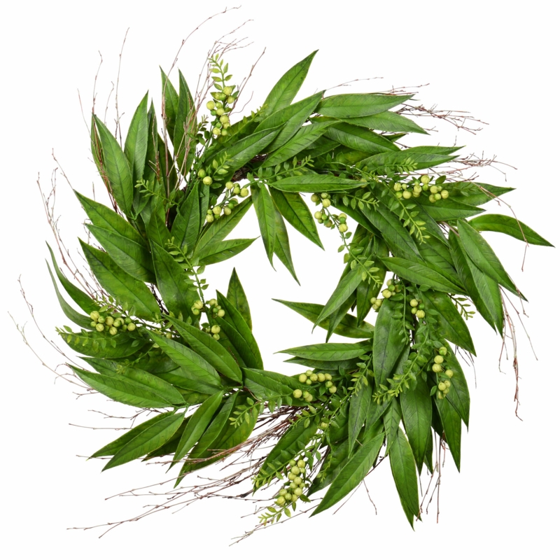 Artificial 24" Willow Wreath