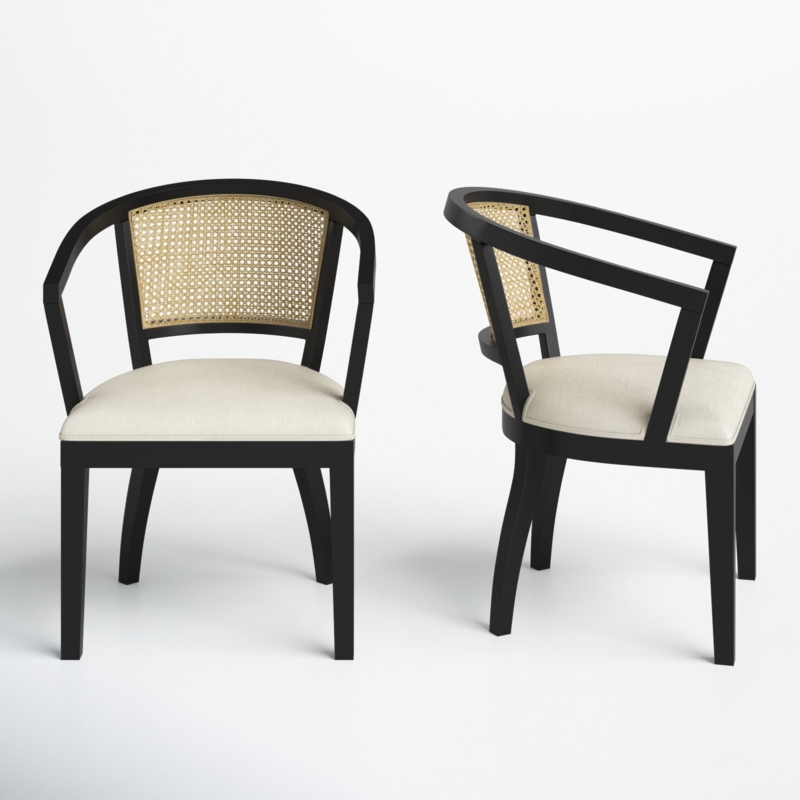 Ashia Velvet Upholstered Armchair