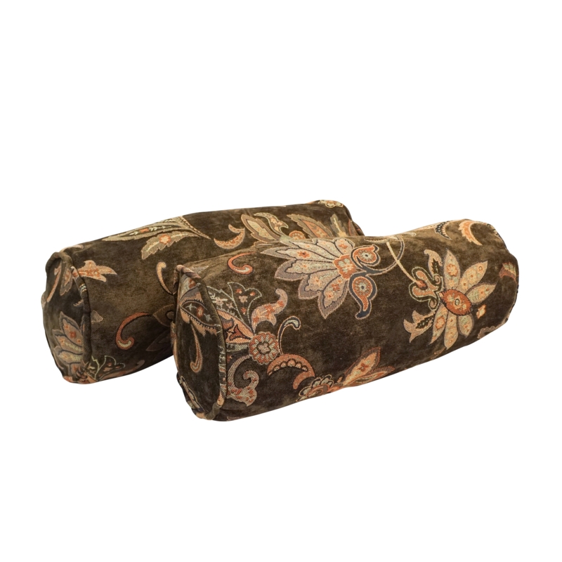 Bardem Floral Chenille Reversible Throw Pillow