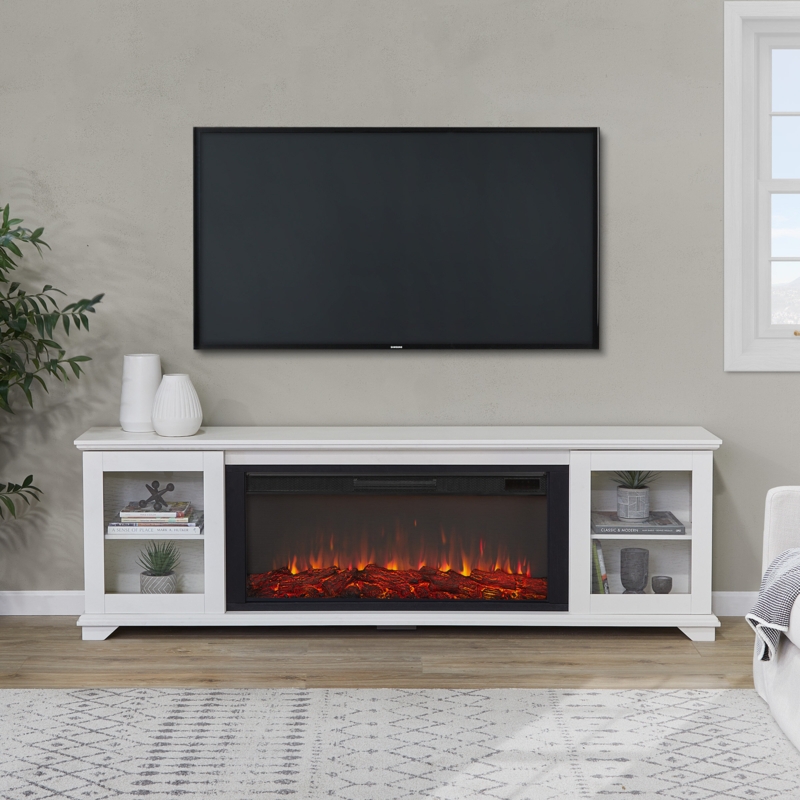Benjamin 83" Landscape Electric Fireplace by Real Flame