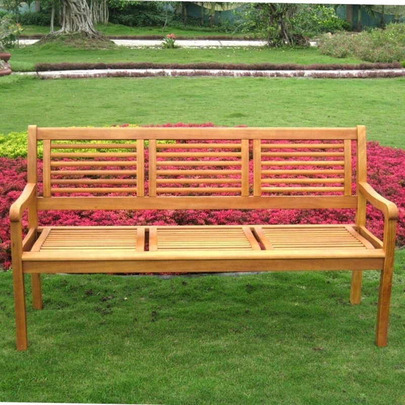 Blaser Yellow Balau Outdoor Bench