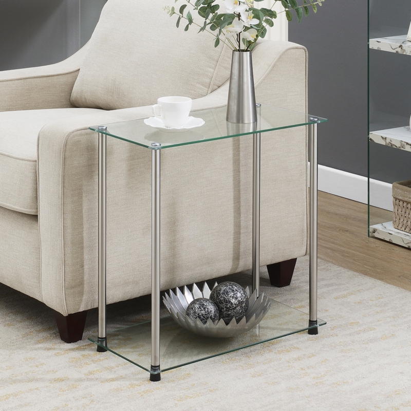 Brandilyn Glass End Table