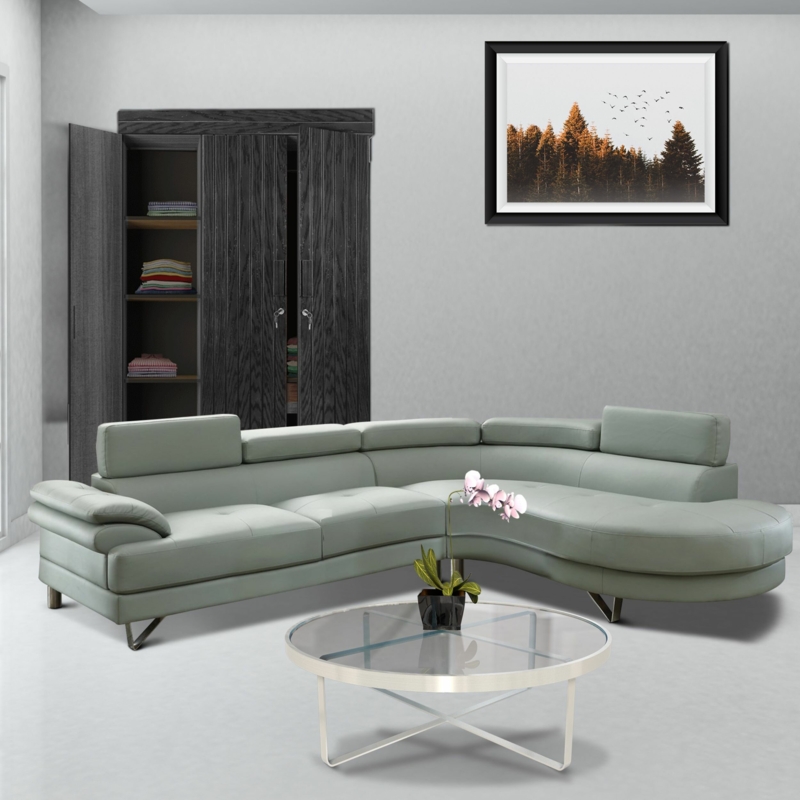 Brelynn Faux Leather Sectional