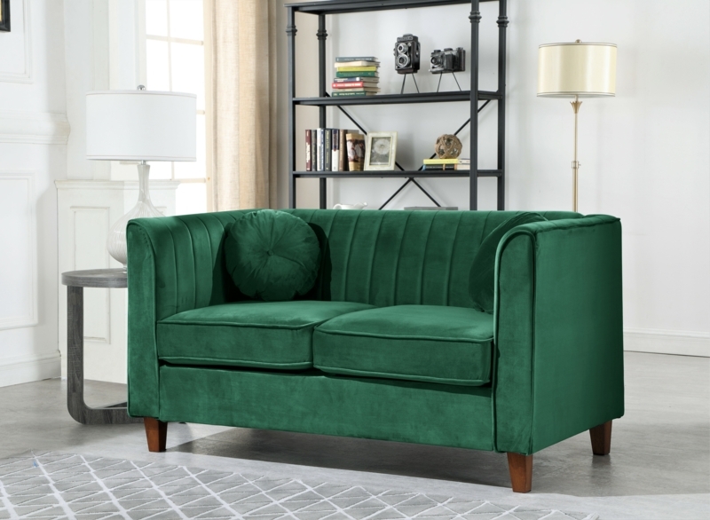Burley 55'' Velvet Loveseat