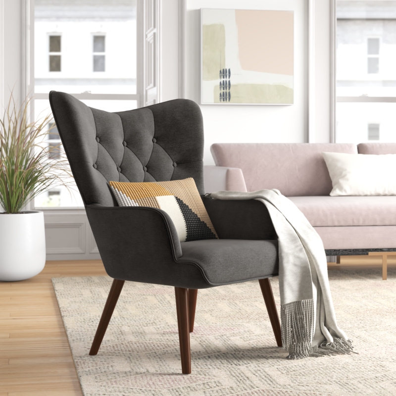 Cambra Upholstered Wingback Chair