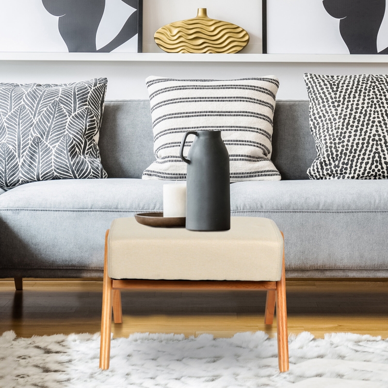 Carmer Upholstered Ottoman