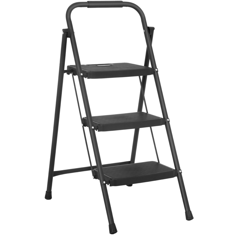 Catawissa 3 - Step Steel Folding Small Step Ladder