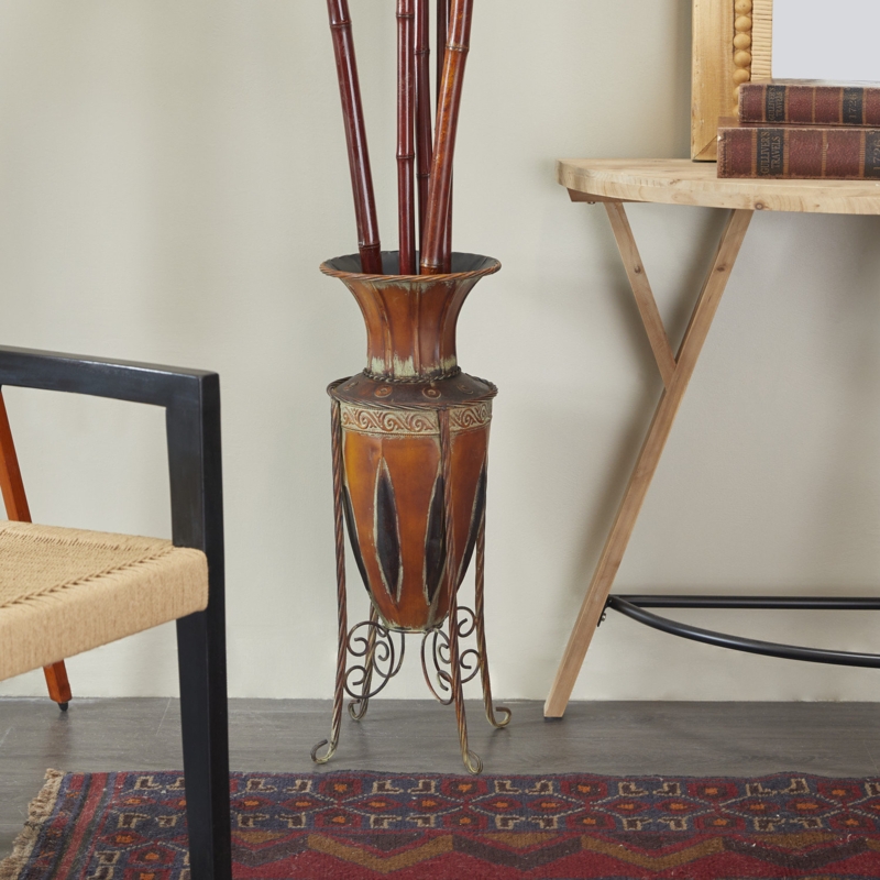 Cissell Metal Floor Vase