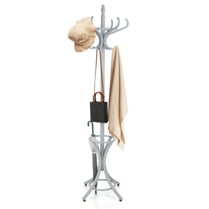 Collegeville Solid Wood Freestanding 12 - Hook Coat Rack