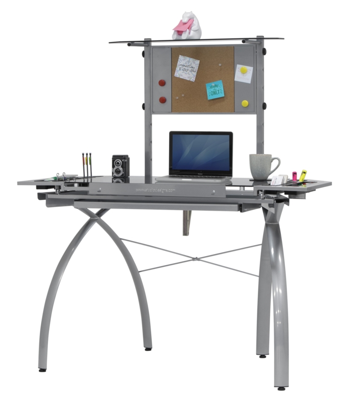 Courson 50'' x 22'' Glass Craft Table