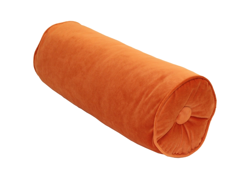 Curra Buttons Reversible Throw Pillow