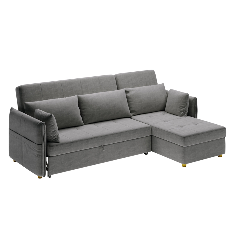 Dannel 98.43'' Upholstered Sleeper Sofa