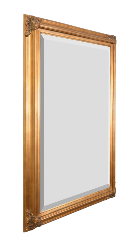 David-Paul Solid Wood Rectangle Wall Mirror