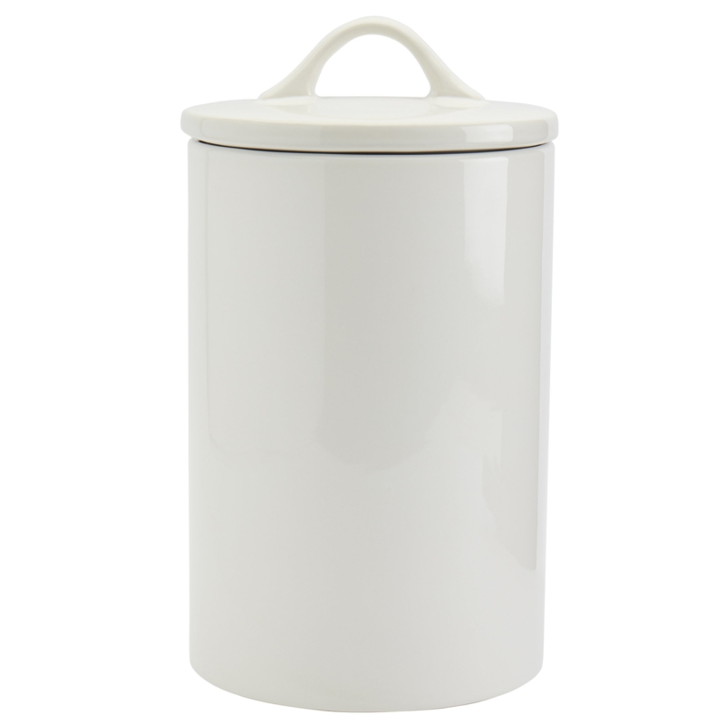 Denmark Tools for Cooks Stoneware Kitchen Canister White Bistro Collection
