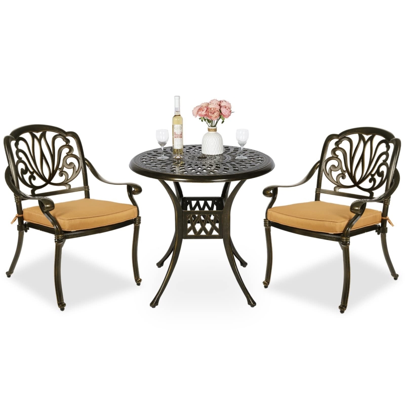 Dickeson 2 - Person Round Outdoor Dining Set