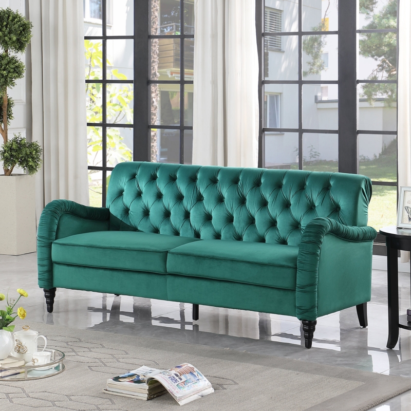 Dilon 72.05'' Velvet Sofa