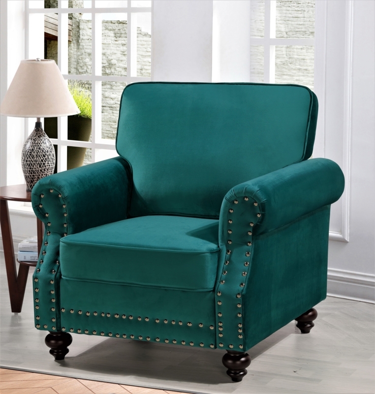 Esquer Velvet Chesterfield Chair