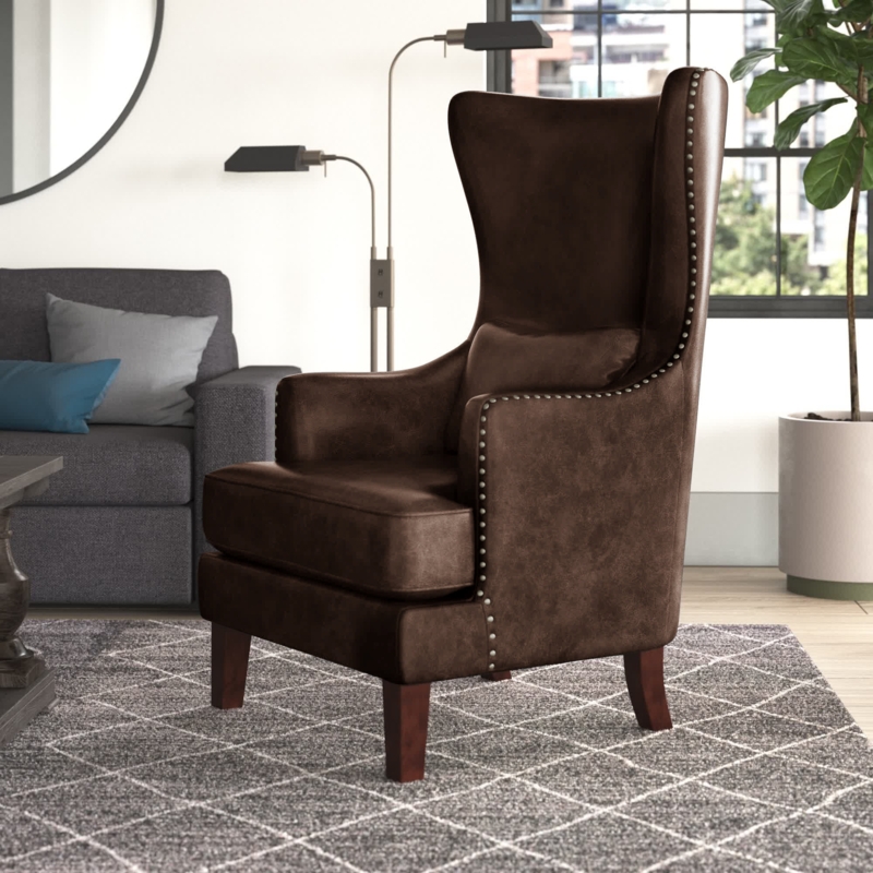 Essexville Upholstered Wingback Chair
