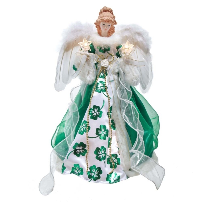 Fabric Tree Topper - Lighted