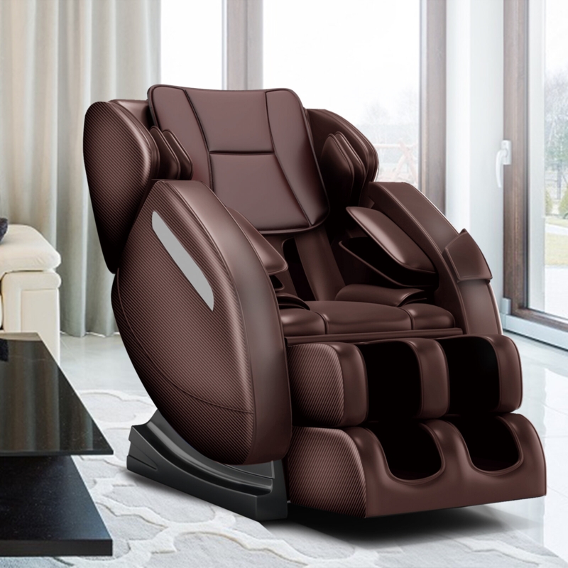 Faux Leather Heated Massage Chair