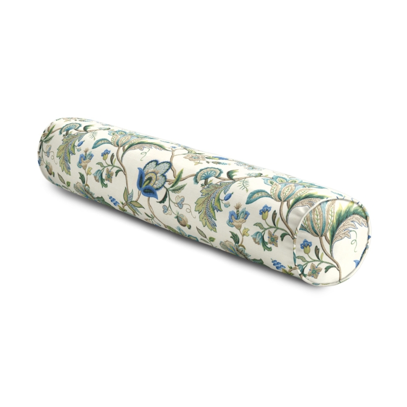 Fleur De Leaf Floral Feather Reversible Throw Pillow