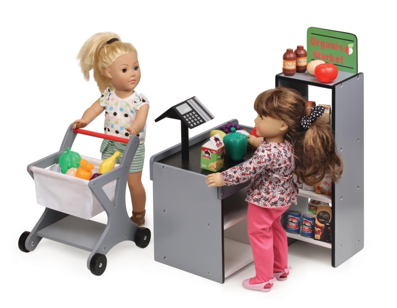 Fresh Market Doll Playset with Shopping Cart and Accessories Foter