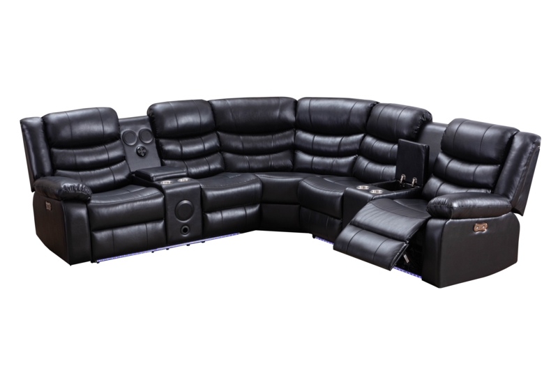 Ginther 3 - Piece Faux Leather Power Reclining Sectional