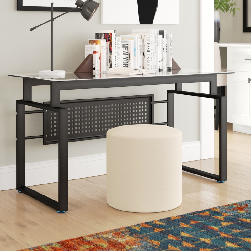Glass Top Writing Desk