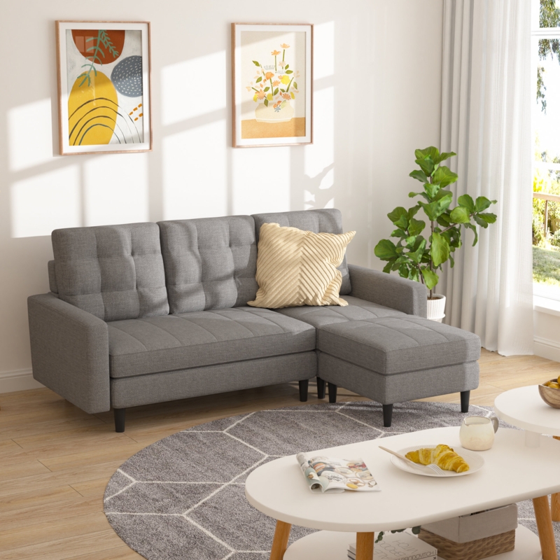 Hadlea 72'' Upholstered Sofa Chaise