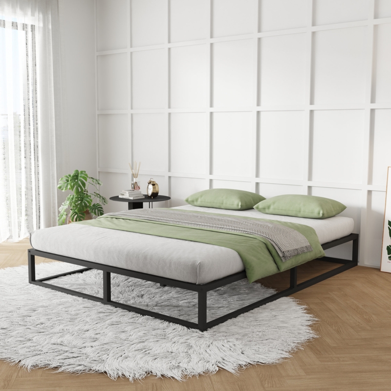 Low Profile Queen Bed Frames | Foter