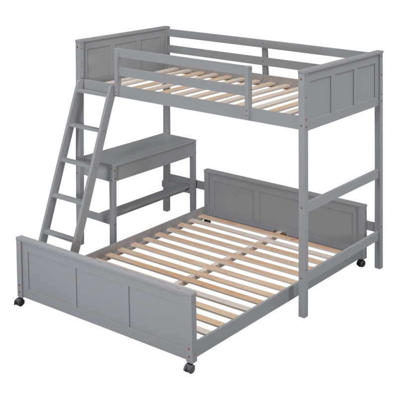 Bunk Beds With Desk And Drawers - Foter