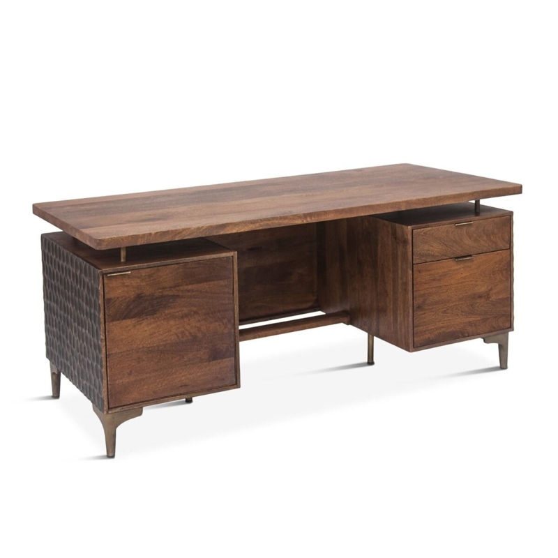 Ilford Solid Wood Top Executive Desk