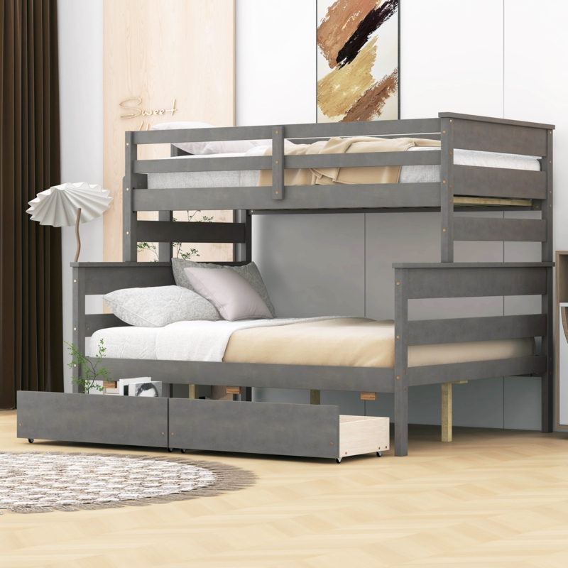 Futon Bunk Bed With Desk - Foter