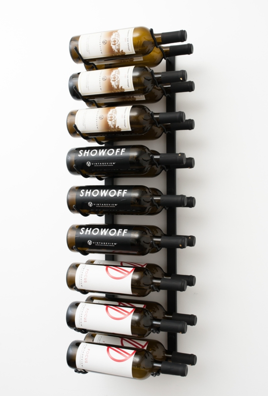 Indurial 18 Bottle Wall Mounted Wine Bottle Rack
