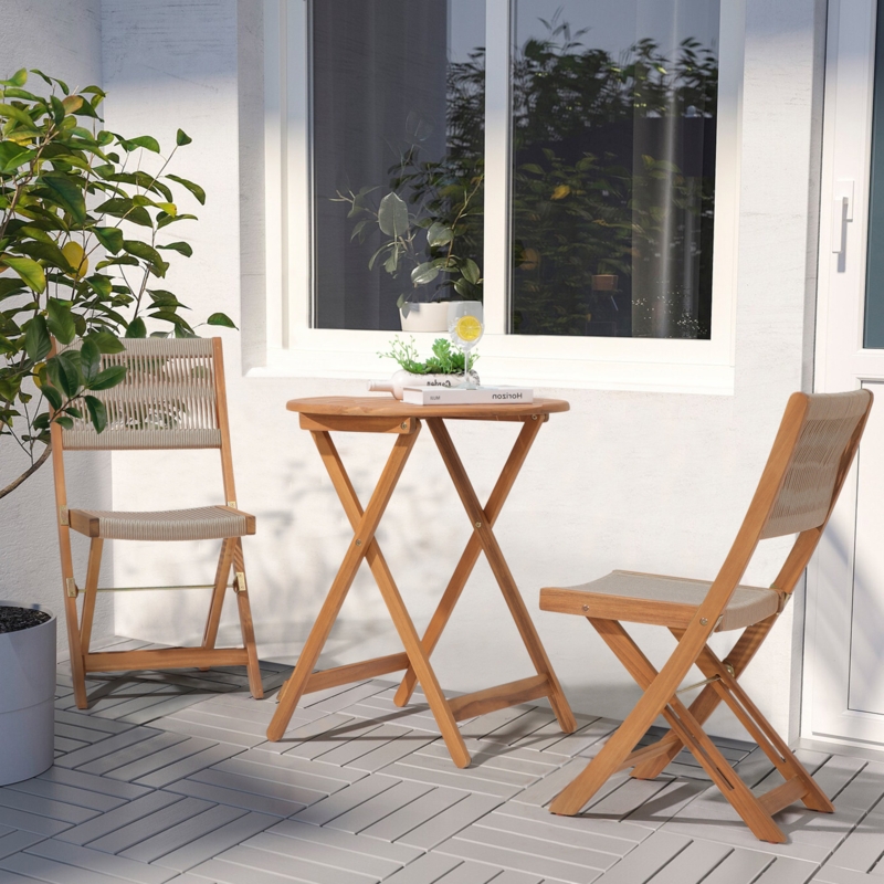 Kalisha 2 - Person Round Outdoor Dining Set
