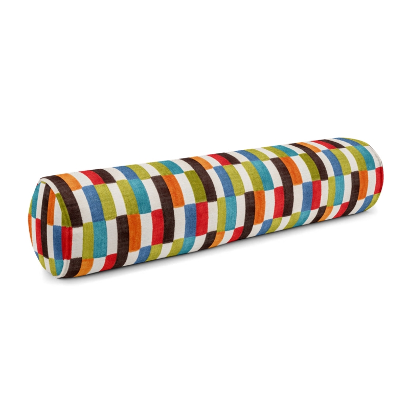 Kamali Geometric Reversible Throw Pillow