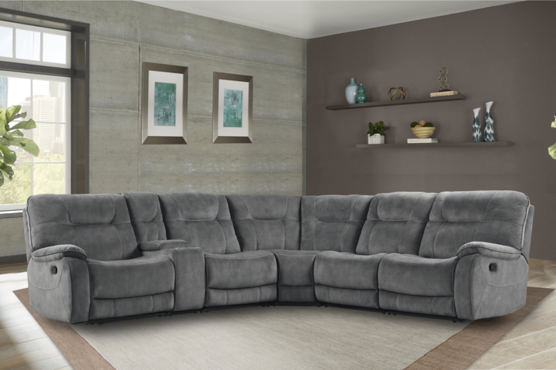 Karliyah 6 - Piece Upholstered Reclining Sectional