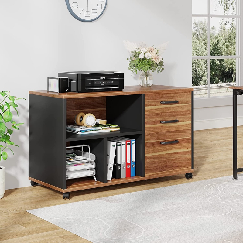 Keynon 35.43'' Wide 3 -Drawer Mobile File Cabinet