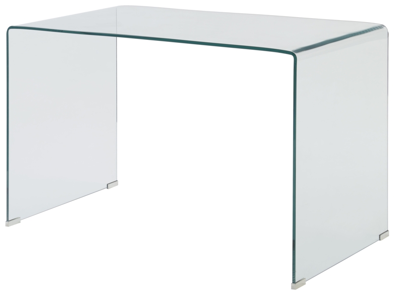 Khalilah Glass Writing Desk Clear