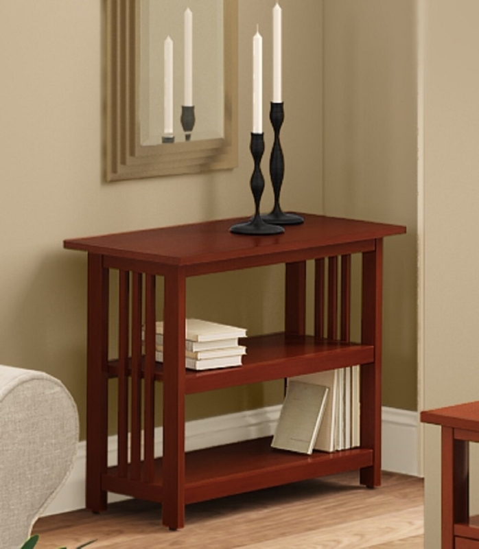 Kingsland 31" Wide Wooden Traditional Design Rectangular Bookcase with 2 Open Shelves