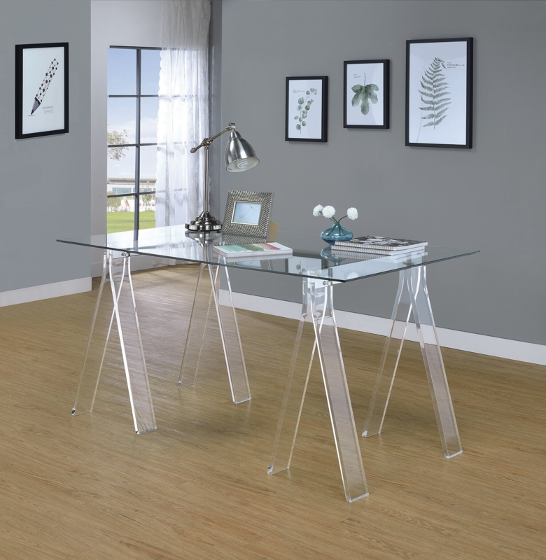 Laguerre Glass Desk