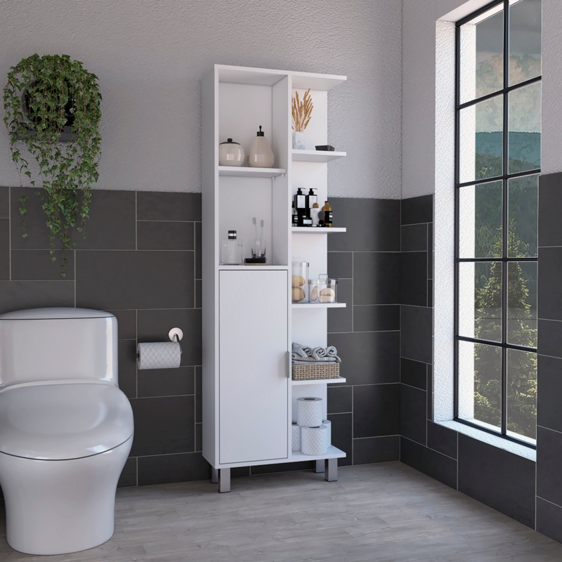 Lauranne Freestanding Linen Cabinet