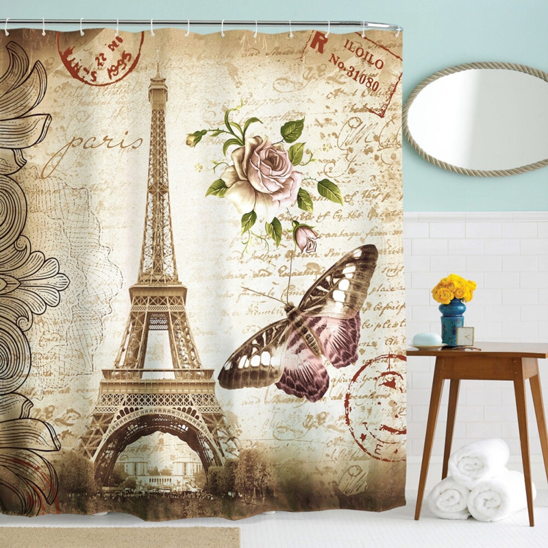 Letourneau Shower Curtain with Hooks Included